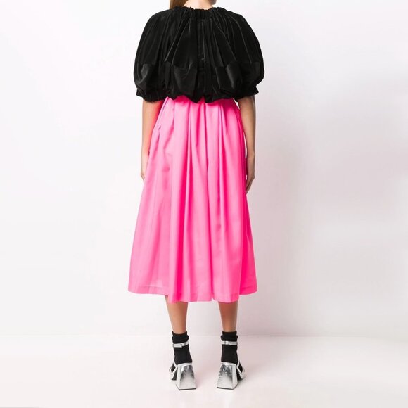 Comme des Garcons Black and Neon Pink Bubble Dress, size Large - Picture 3 of 9